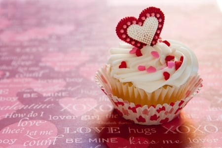 â™¥ - flower, roses, heart, cupcake, love, abstract