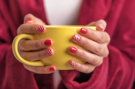 ♥ - abstract, hands, cup, soft