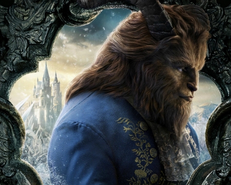 Beauty and the Beast 2017 - dan stevens, beauty and the beast, movie, disney, fantasy, horns