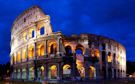 Colosseum F - wide screen, italy, photography, colosseum, beautiful, architecture, scenery, photo, rome