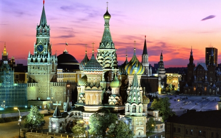 St. Basil's Cathedral - Moscow, scenery, beautiful, photography, Russia, photo, architecture, religious, wide screen, St Basils Cathedral