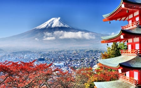 Mt. Fuji F1Cmp - scenery, Japan, beautiful, photography, landscape, photo, Mount Fuji, wide screen, nature