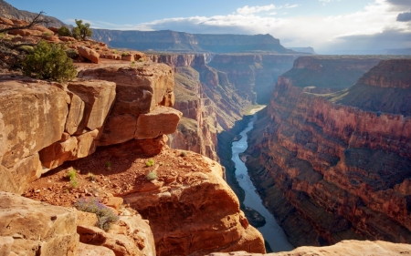 Canyon - nature, rocks, canyon, river