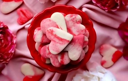 â¤â¤â¤ - hearts, pink, red, cookies