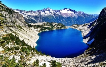 Hidden Lake - fun, nature, lake, cool, mountain