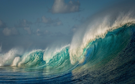 Splendor - water, nature, waves, sea, ocean