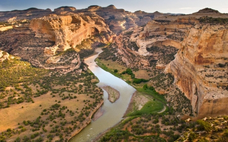 river in a canyon - nature, fun, canyon, cool, river