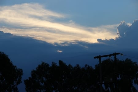 Farm - colours, spiritual, clouds, light