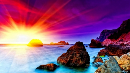 Dazzling Ocean Sunset