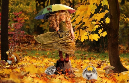 •ღ✿ღ• - people, lady, model, autumn