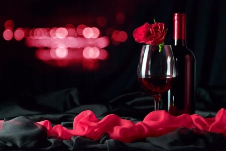 Valentine background - veil, background, valentine, wine, dark, beautiful, red, holiday, cheers, happy