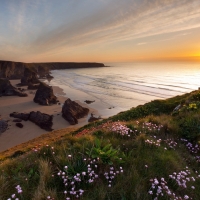 Sea Coast Sunset
