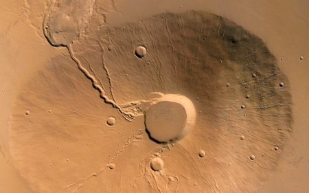 Ceraunius Tholos Volcano, Mars