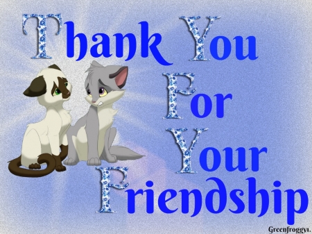 FRIENDSHIP - comment, you, friendship, thank