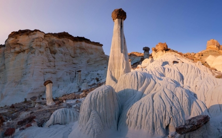 Wahweap Hoodoos, Utah - hoodoos, usa, nature, canyon