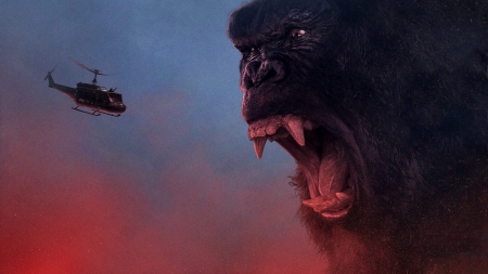 Kong - Skull Island (2017) - skull island, movie, monkey, fantasy, kong