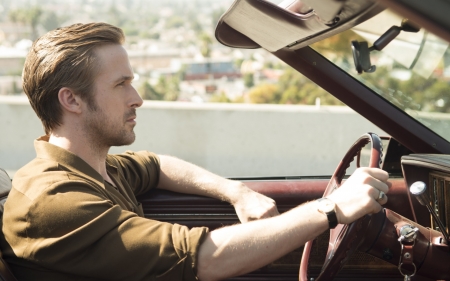 La La Land (2016) - ryan gosling, movie, car, man, actor, la la land