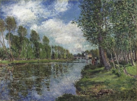 Alfred Sisley Painting - value, painting, rare, art, vintage, painter, alfred sisley, color, skill