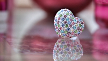 Diamond Heart - diamond, jewelry, pretty, heart