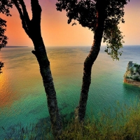 Sea Cove at Sunset