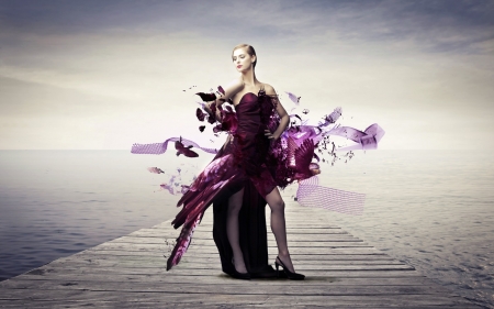 â€¢áƒ¦âœ¿áƒ¦â€¢ - purple, people, model, fashion