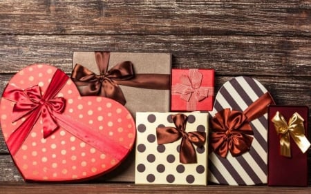 For You - love, heart, gifts, ribbons