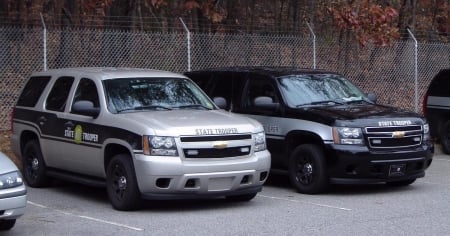 SHP Tahoes - North Carolina State Highway Patrol, SHP, Tahoes, Chevrolet