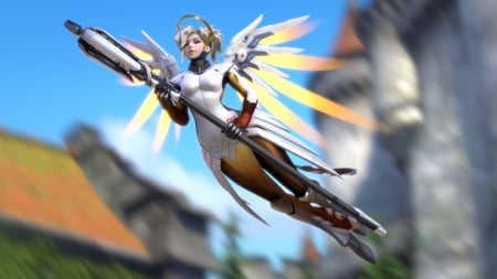 Mercy Overwatch - video, 2017, games, mercy, overwatch