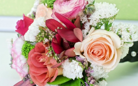 Beautiful Flowers - roses, bloom, flowers, petals