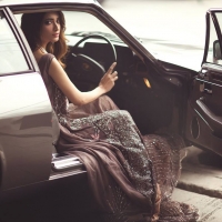 Pakistani girl with car