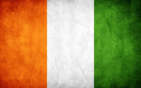 irish flag - white, green, irish, orange, flag