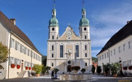 Catholic Church - town, church, architecture, catholic, religious