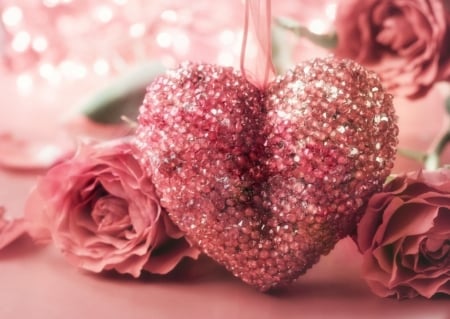 ❤heart❤ - roses, color, pink, hearts