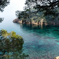 Beautiful bay on the Costa Brava, Spain