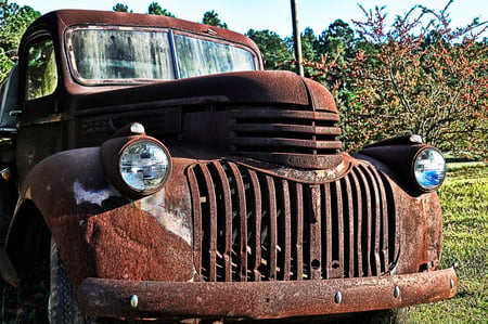 Rusted out dreams   - cars, trucks