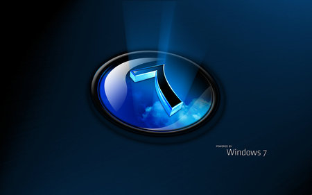 Wallpaper 161 - Windows 7 - windows, seven, vista, light, circle, microsoft, windows 7, ball, cool, blue, abtract, 7