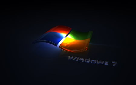 Wallpaper 167 - Windows 7 - abstract, microsoft, seven, windows, cool, dark, black, colorful, windows 7, green, windows logo, 7