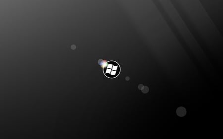 Wallpaper 174 - Windows 7 - abstract, microsoft, orb, ball, seven, windows, chrome, cool, dark, vista, black, windows 7, 7