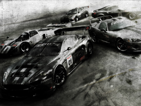 car group!!! grid!!! - grid, car, cool, game, dark