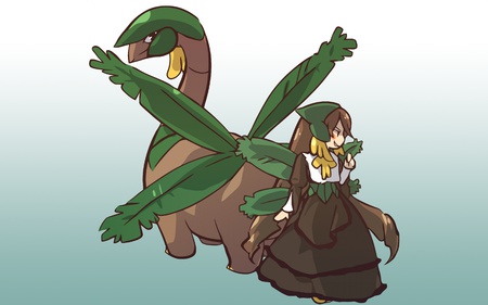 Tropius and Rozen Maiden - pokemon, anime, tropius, rozen maiden, manga