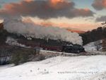 train in winter