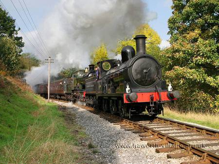 nice old train - trains, nature