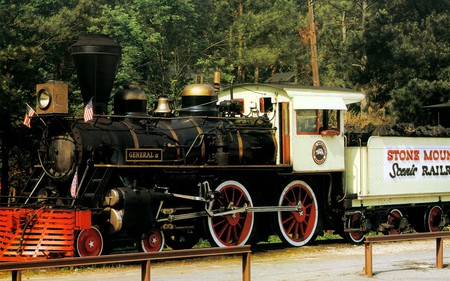 train park - nature, trains