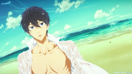 Haruka Nanase - free iwatobi swim club, male, free, anime, haruka nanase, anime boy