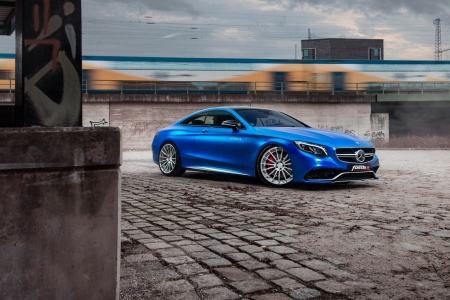 2017 Mercedes Amg-S63 Coupe S By Fostla - 2017, sporty, benz, blue