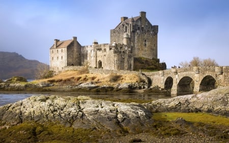 Eilean Donan Castle, Scotland - scotland, architecture, castle, medieval