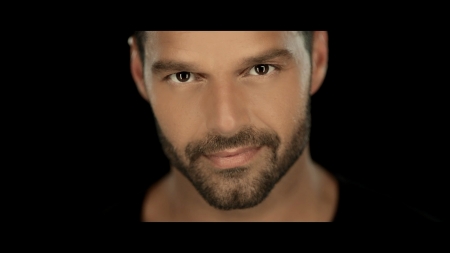 Ricky Martin - black, singer, face, latino, Ricky Martin, man