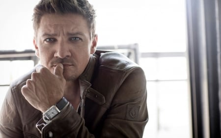 Jeremy Renner - face, hand, actor, jeremy renner, man