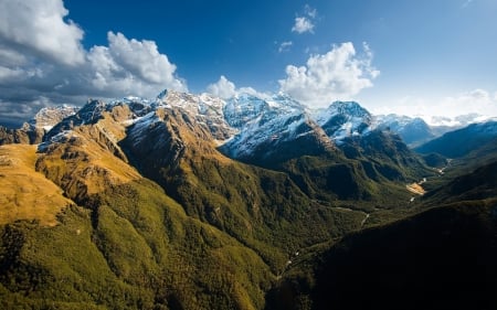 New Zealand Mountains - mountains, nature, new zealand, landscape