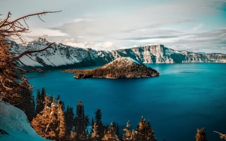 Beautiful  Scenery - lake, nature, mountain, creek